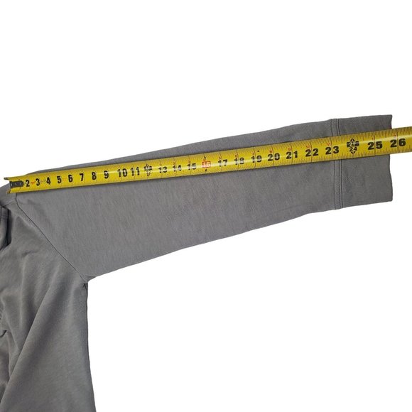 Tommy Bahama 3/4 Zip Pull Over Tan Brown Gray Sweater Men's Size M 100% Cotton - Picture 4 of 7